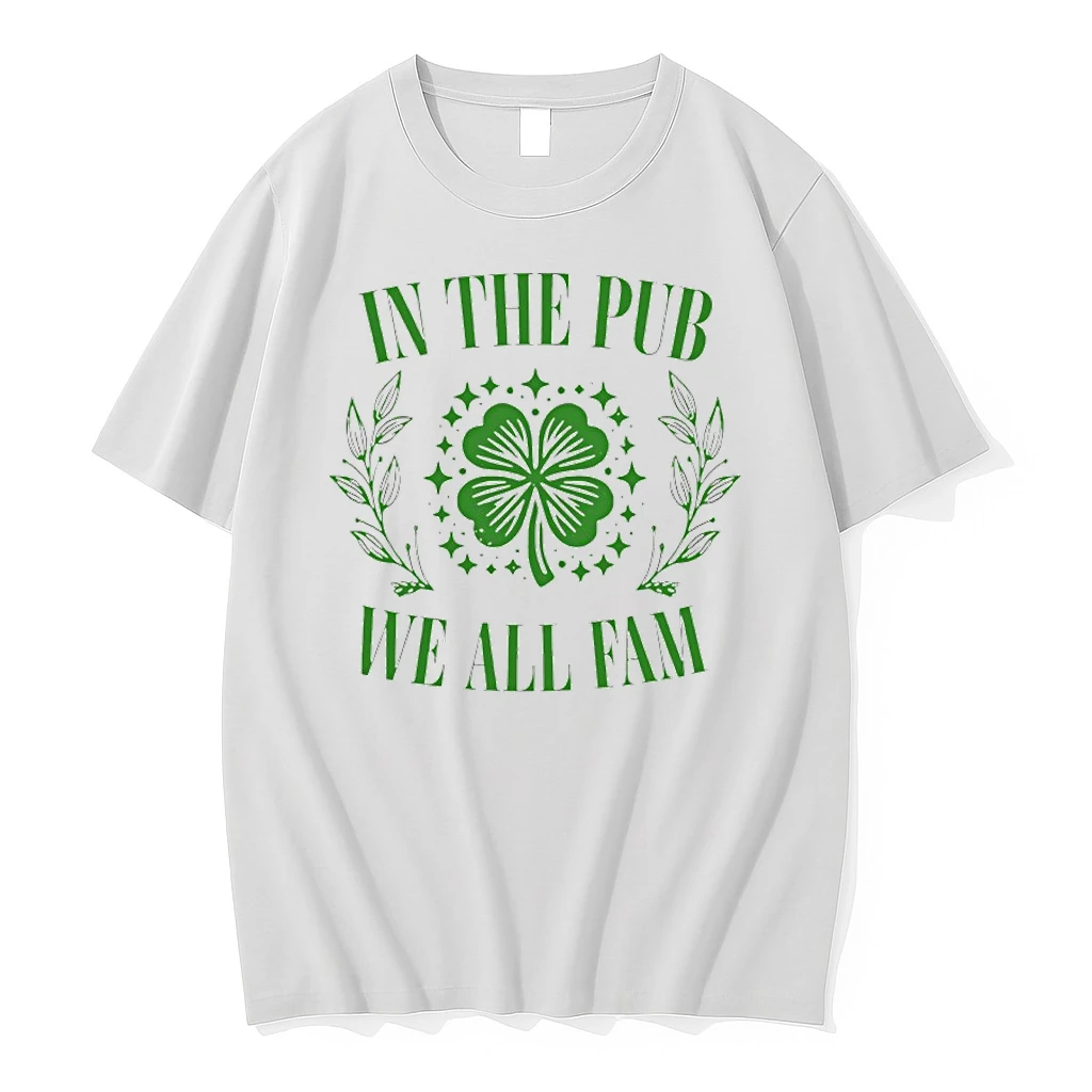 In The Pub We All Fam Shamrock St Patricks Day Shirts