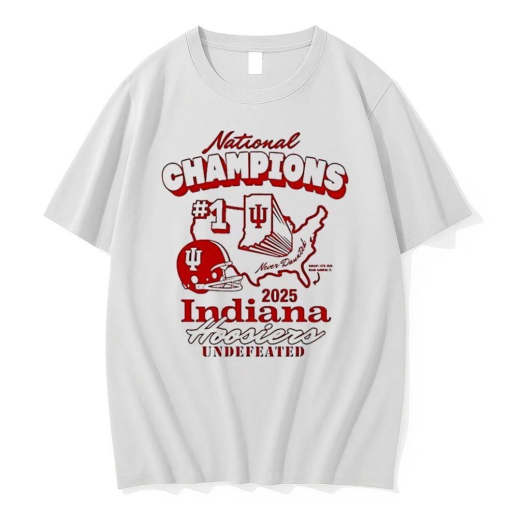 Indiana Hoosiers 2025 National Champions Hastag 1 Team Shirts