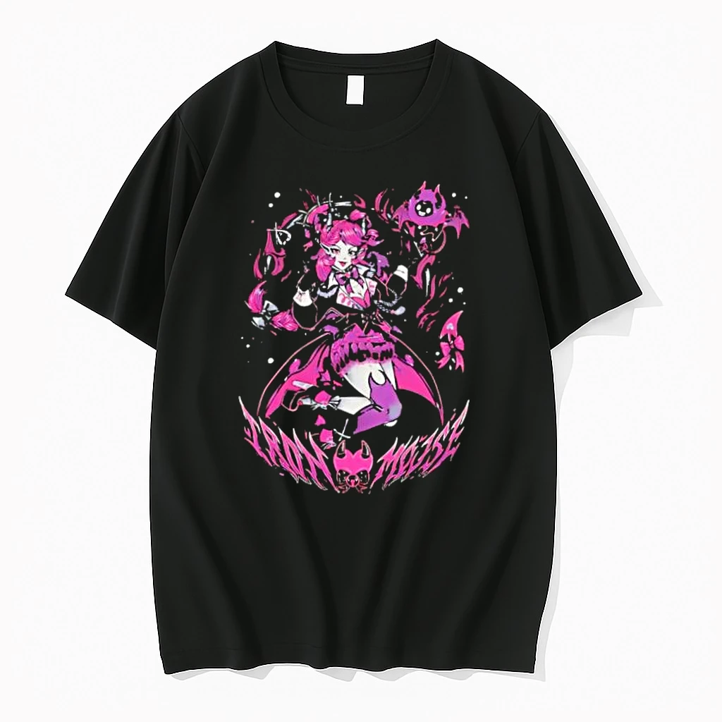 Ironmouse V Tuber Anime Girl Pink Aesthetic Shirts