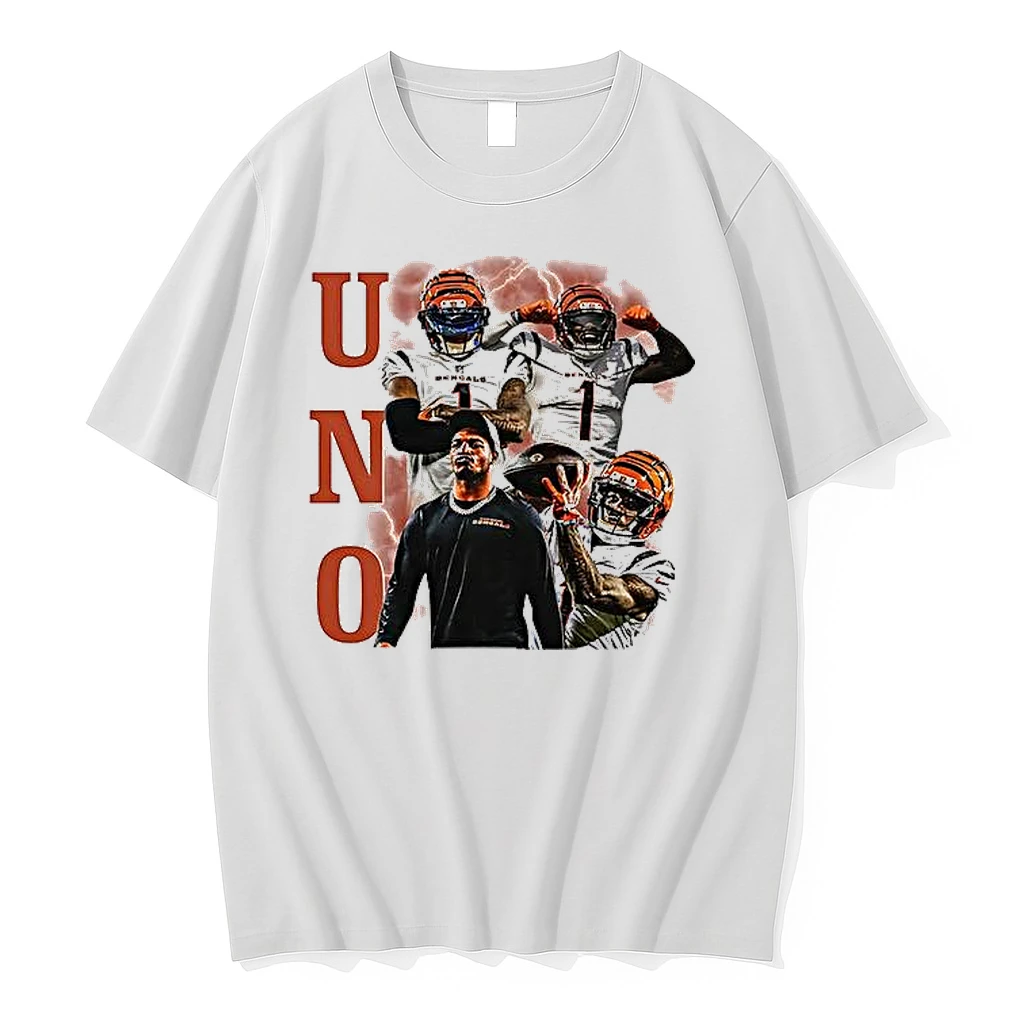 Jamarr Chase Cincinnati Bengals Champion Uno Graphic Woman Shirts