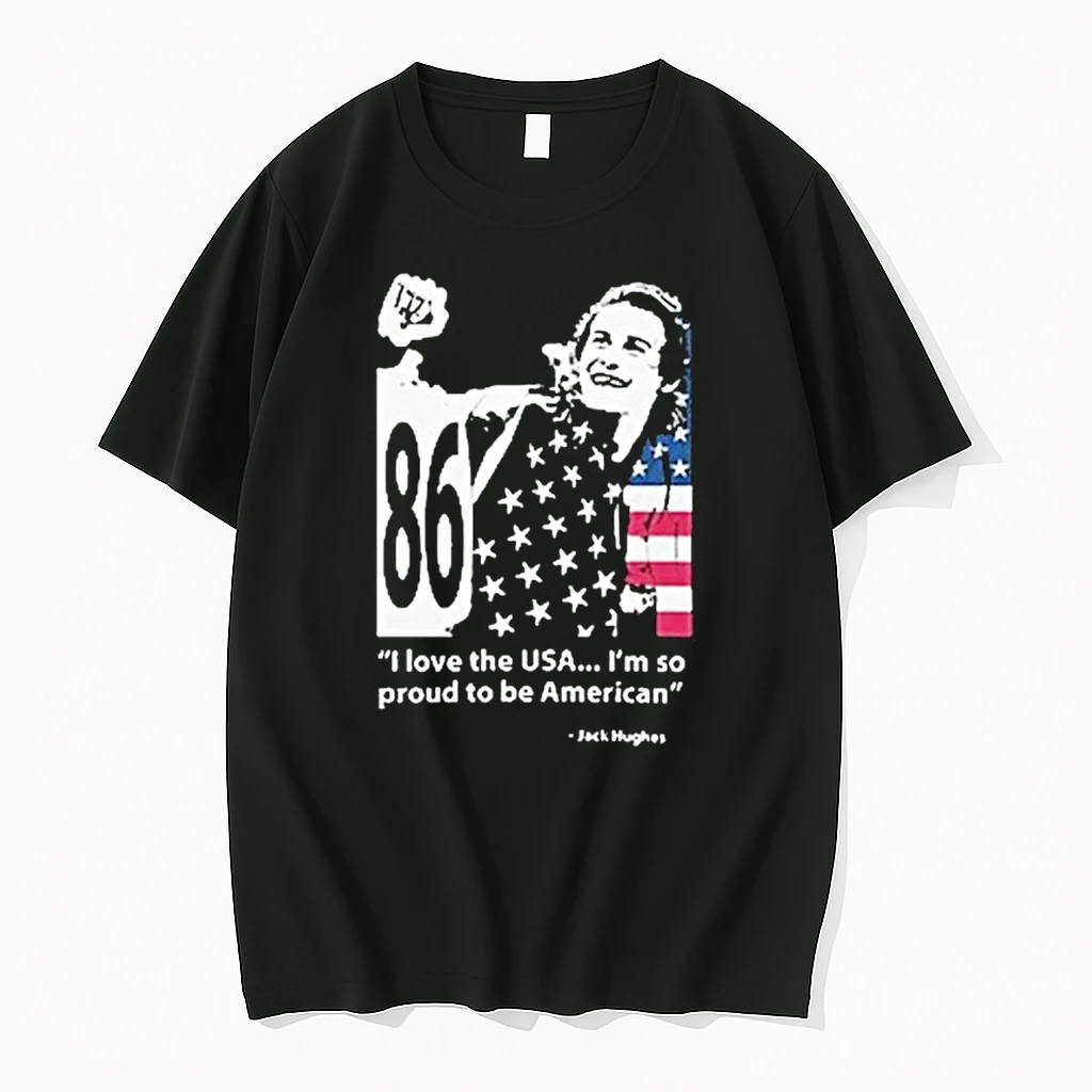 Jack Hughes 86 Usa Fan I Love The Usa Im So Proud To Be American Shirts