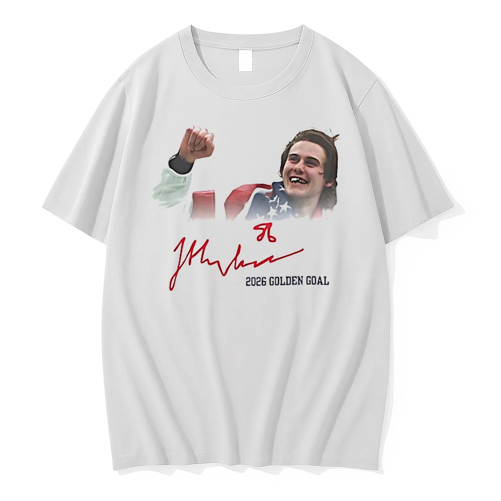 Jack Hughes Celebration 2026 Golden Goal Shirts