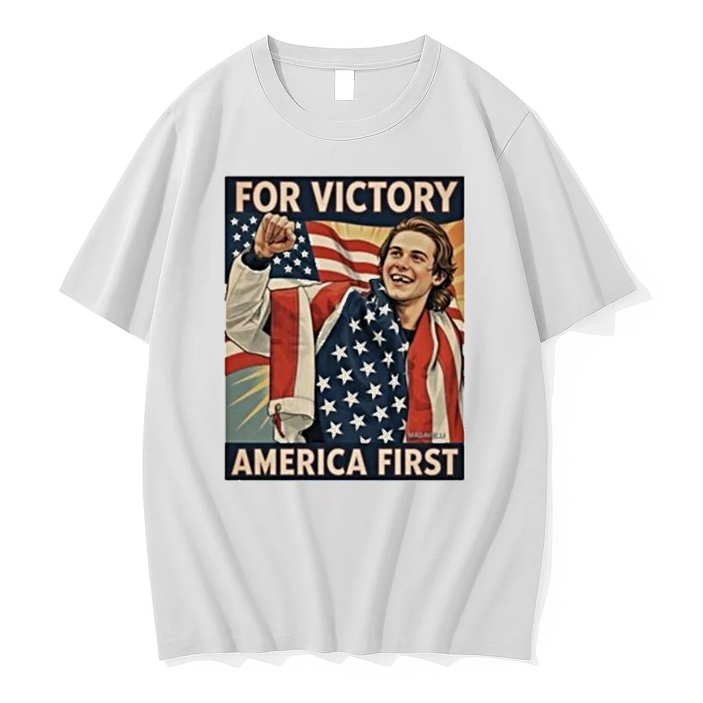 Jack Hughes Missing Teeth For Victory America First Tour 2026 Shirts