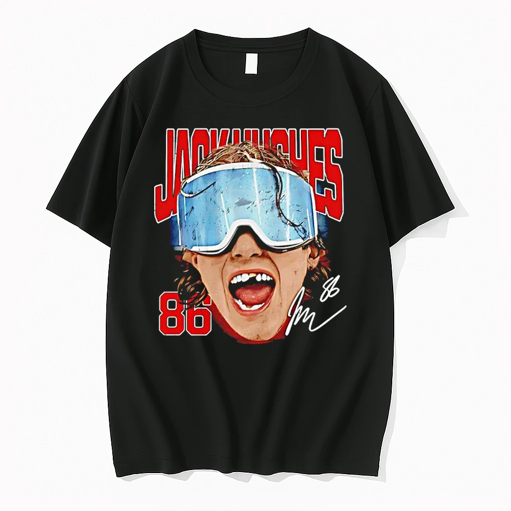 Jack Hughes New Jersey Devils Goggles 2026 Big Head Signature Shirts