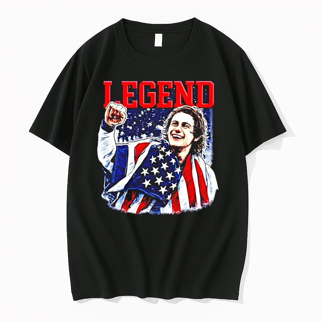 Jack Hughes Team Hockey Champions Usa Legend Usa Flag Shirts