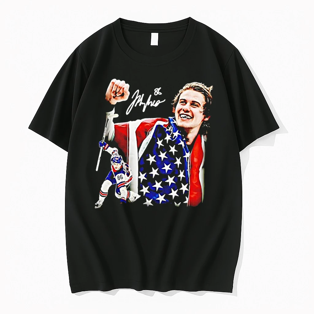 Jack Hughes Team Usa Hockey Gold Medal Olympics 2026 Signature Shirts