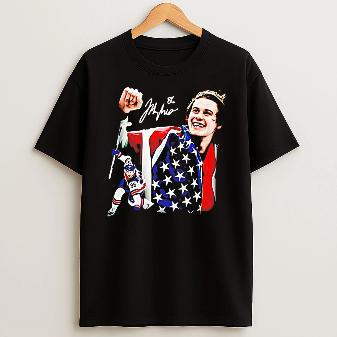 Jack Hughes Usa Hockey Gold 2026 Shirts