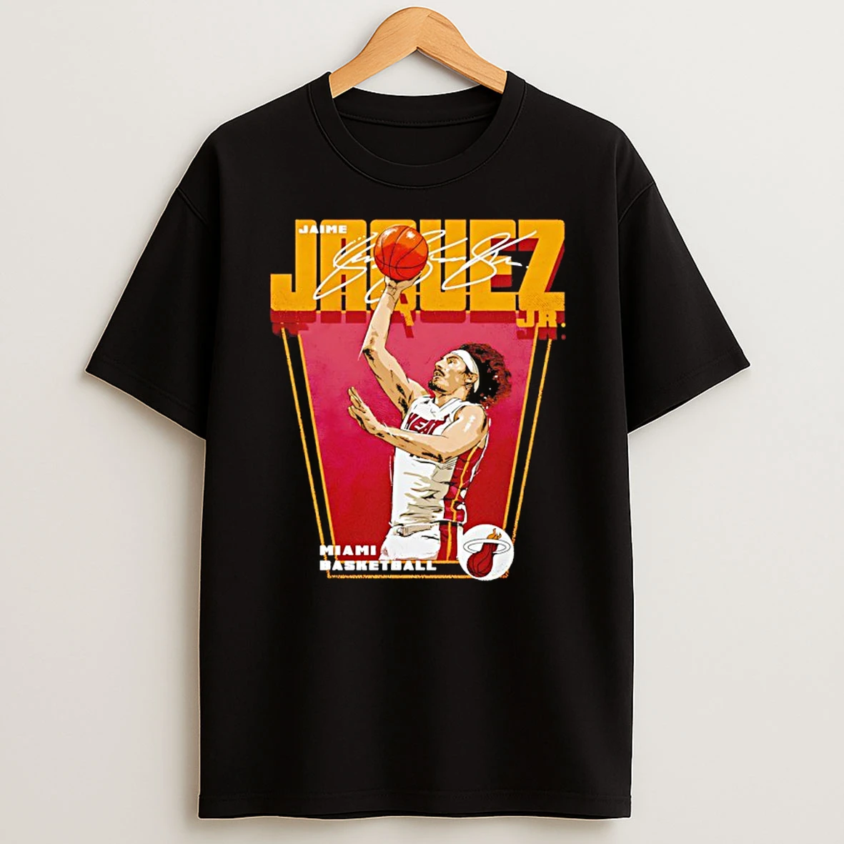 Jaime Jaquez Jr Miami Heat Basketball Premiere Player Signature Vintage Shirts