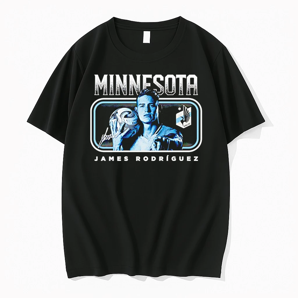 James Rodriguez Minnesota United Cover Signature Vintage Shirts