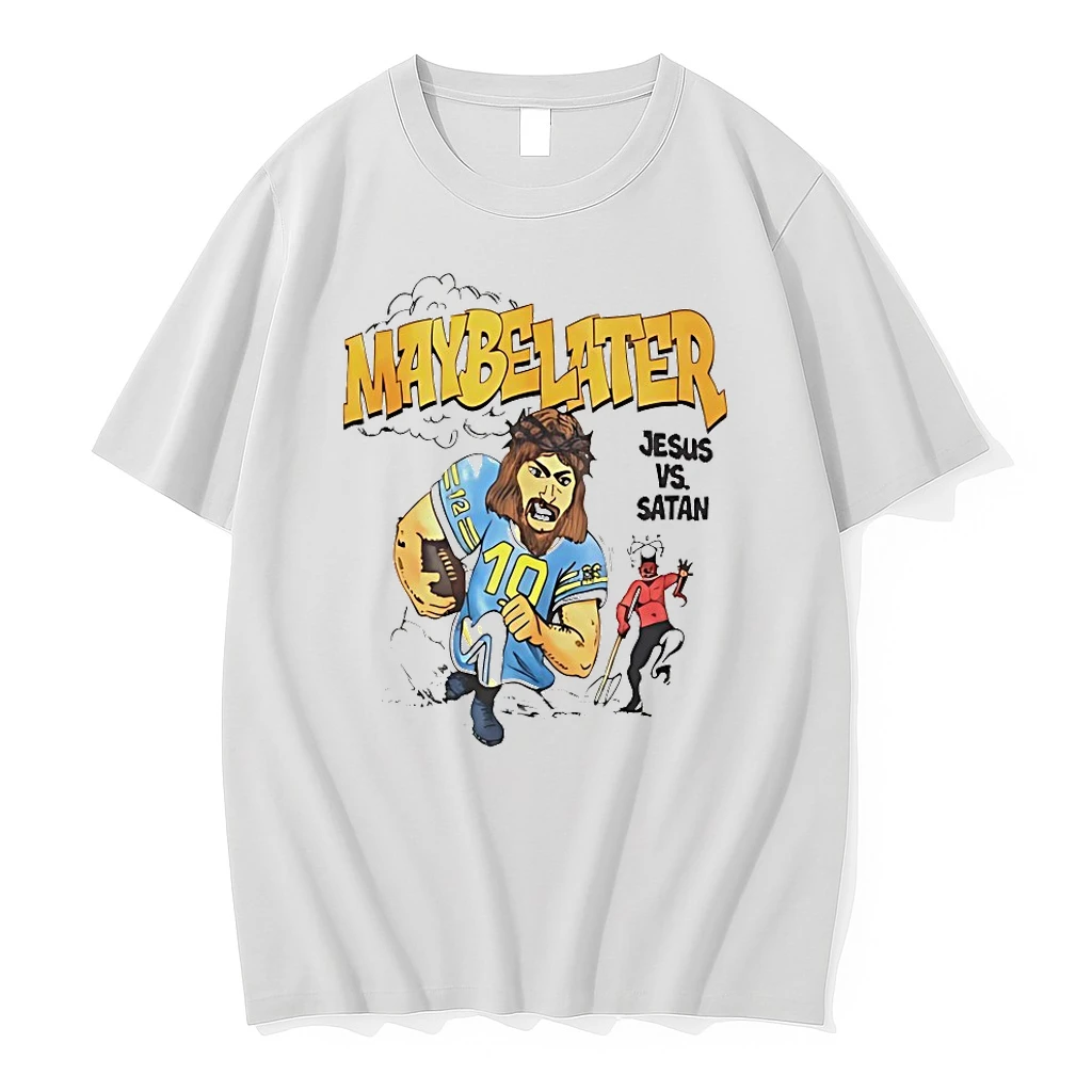 Jared Mccain Maybe Later Jesus Vs Satan Shirts
