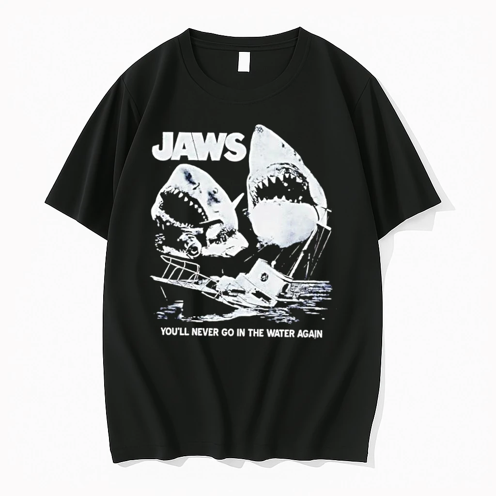 Jaws Movie Shark Boat Youll Never Go In The Water Again Shirts