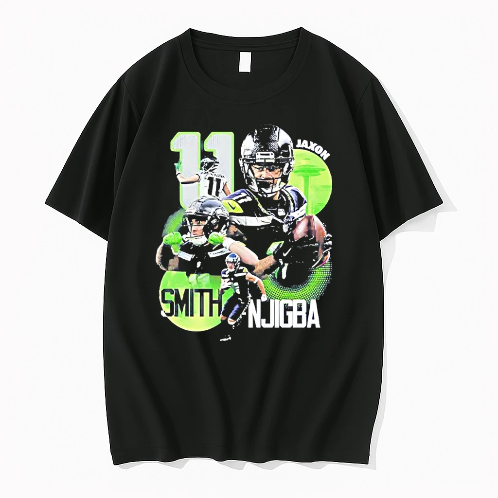 Jaxon Smith Njigba Seahawks 90s Bootleg Shirts