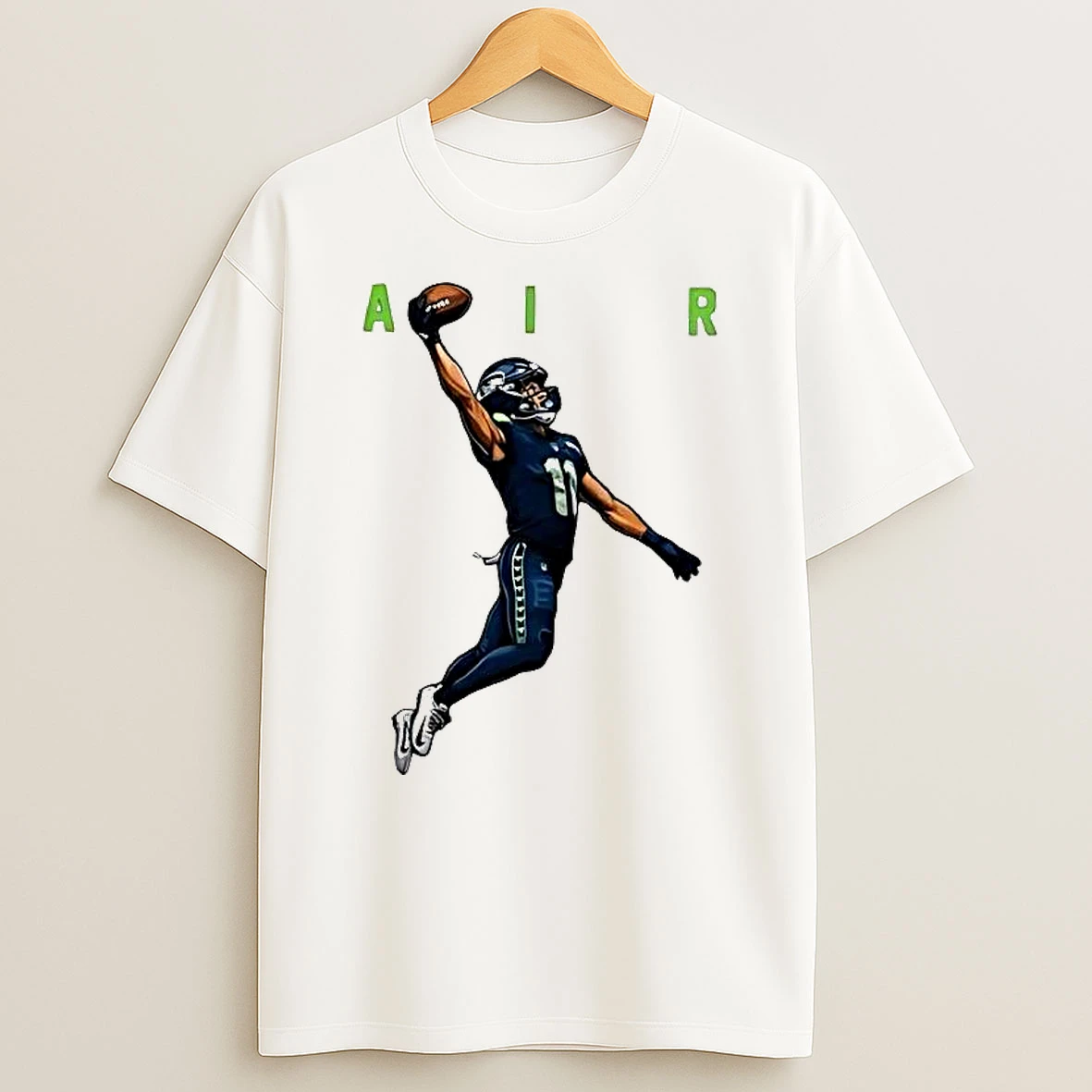Jaxon Smith Njigba Seattle Seahawks Super Bowl Lx Champions One Handed Ball Catch In The Air Woman Shirts