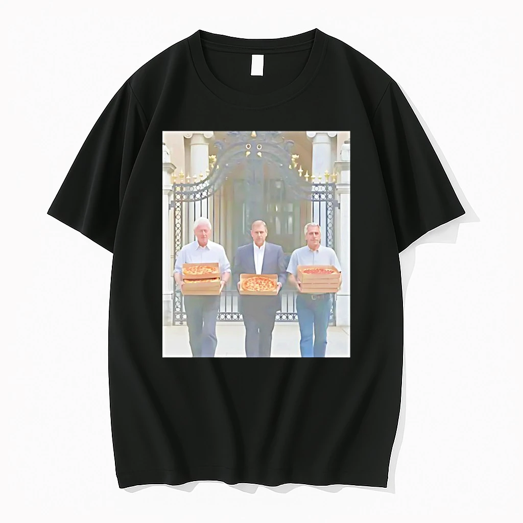 Jeffrey Epstein Elite Delivery Pizza At The Gates Parody Shirts