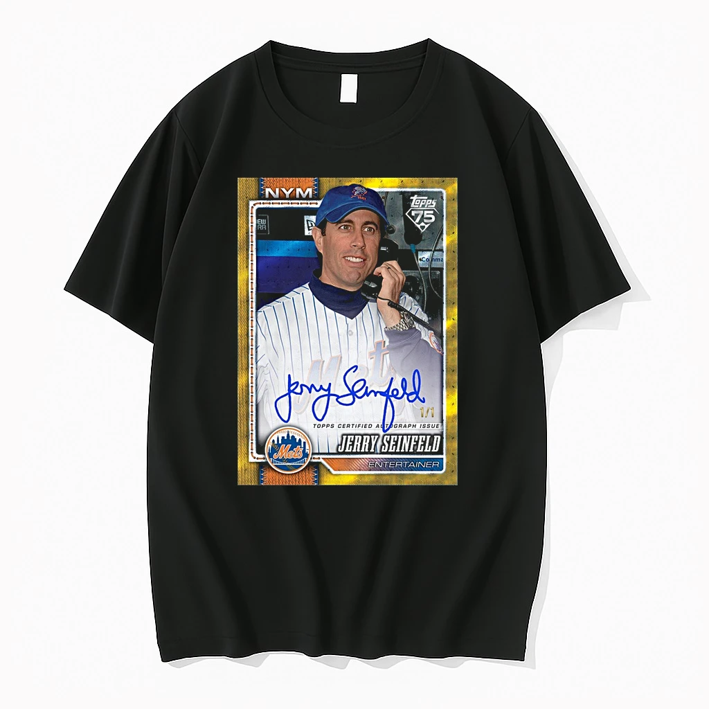 Jerry Seinfeld Entertainer Topps Certified Autograph Issue Signature Shirts
