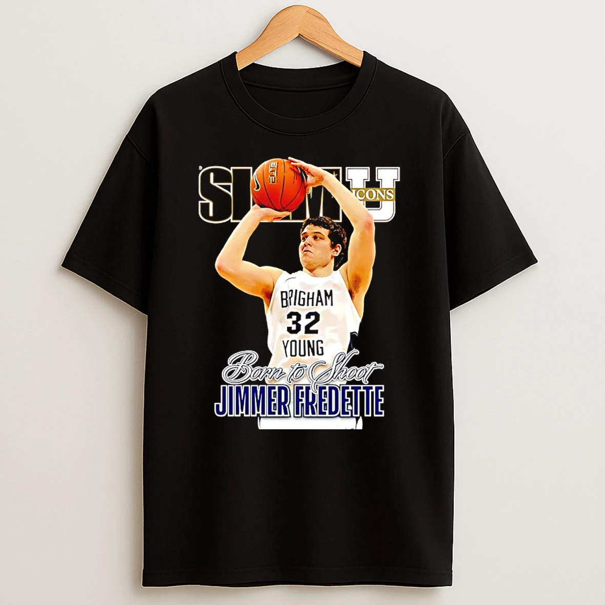 Jimmer Fredette Born To Shoot Byu Slam Shirts