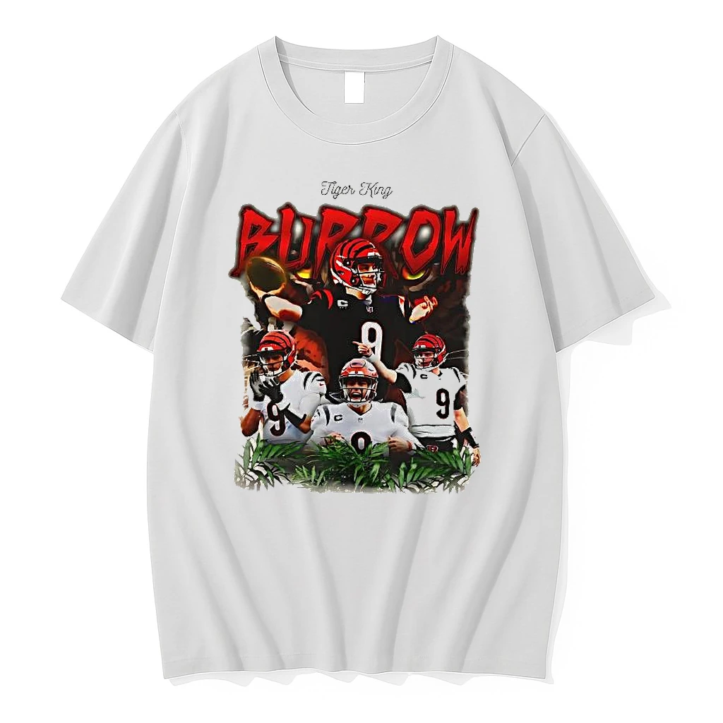 Joe Burrow Cincinnati Bengals Nfl Tiger King Graphic Woman Shirts