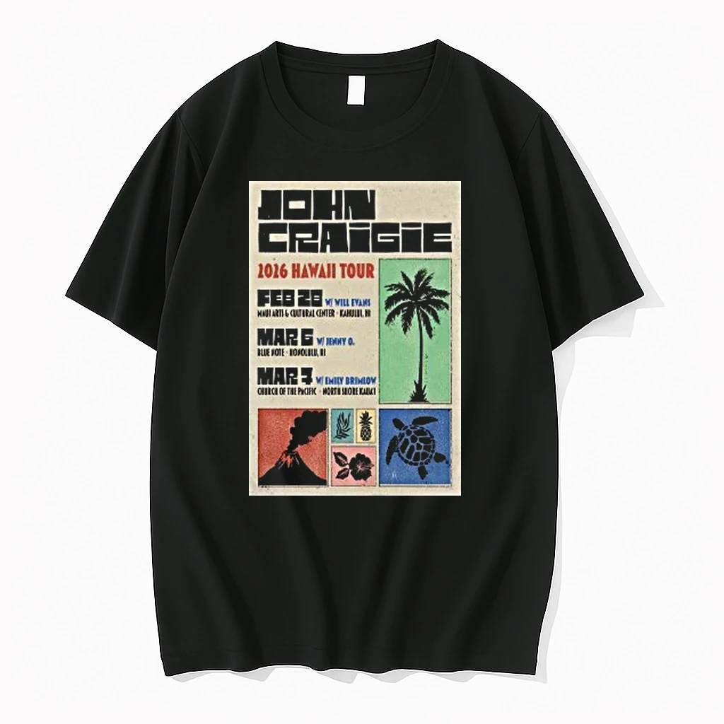John Craigie 2026 Hawaii Tour Shirts