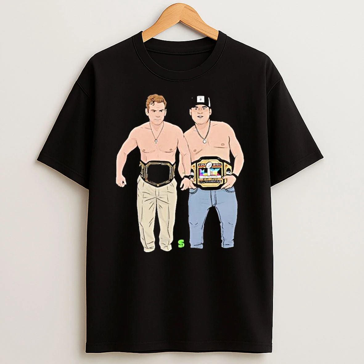John Schneider Before After Sb Champs Belt Shirts