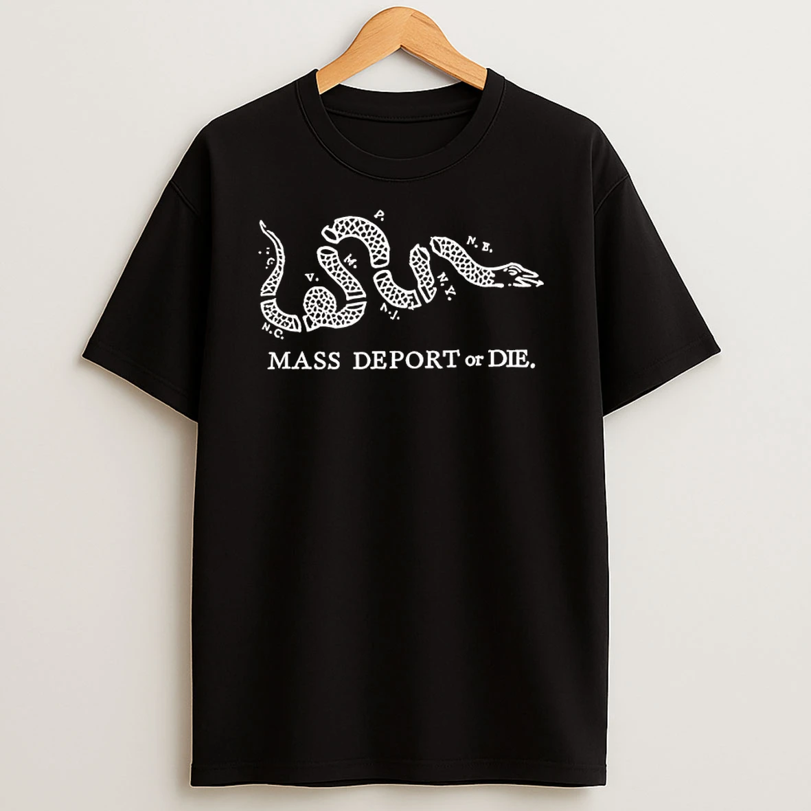 Join Or Die Mass Deport Or Die Tee Shirts