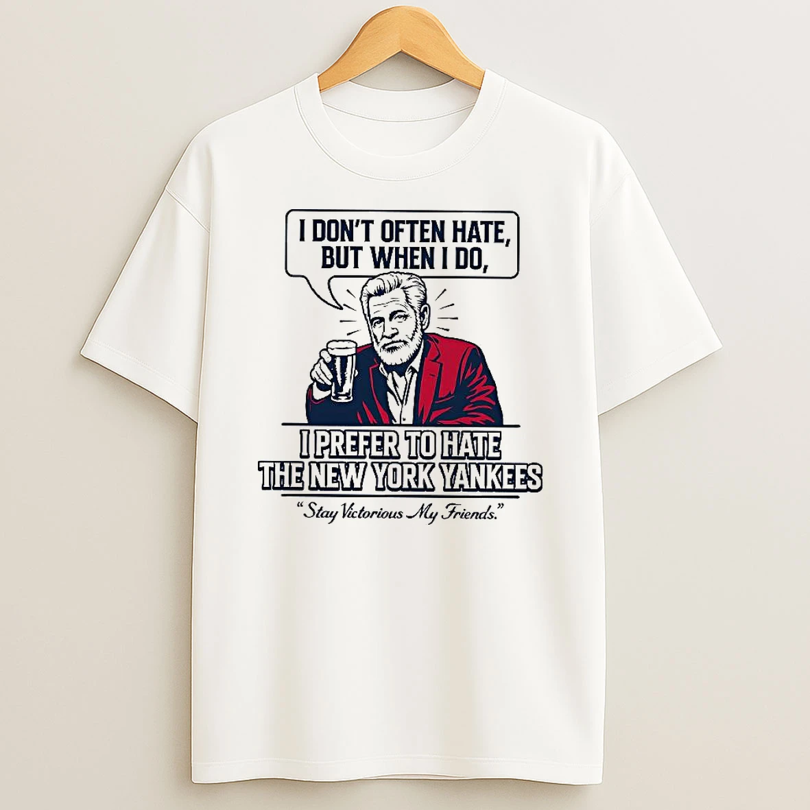 Jonathan Goldsmith X Boston Red Sox Baseball Stay Victorious My Friends Retro Woman Shirts