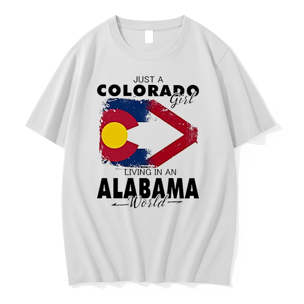Just A Colorado Girl Living In A Alabama World Shirts