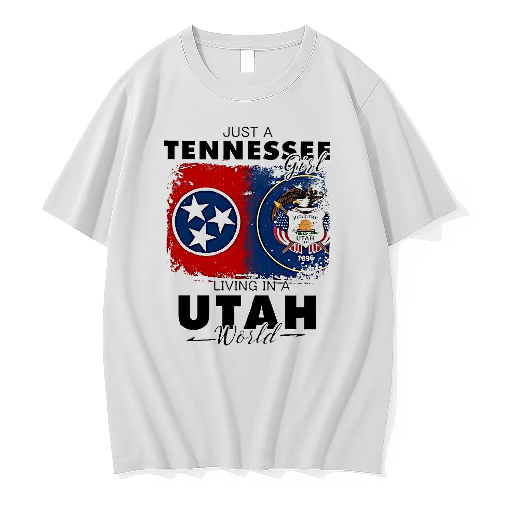 Just A Tennessee Girl Living In A Utah World Shirts