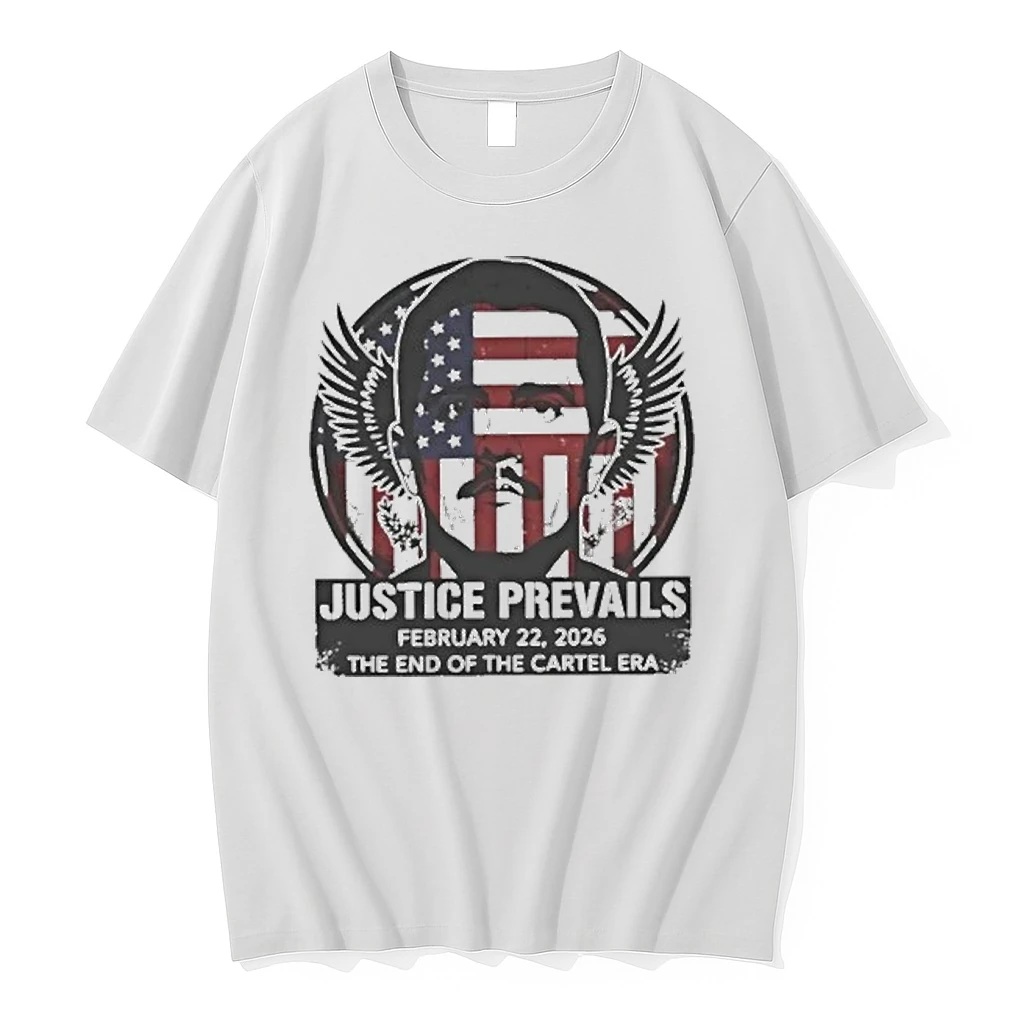 Justice Prevails El Mencho The End Of The Cartel Era February 22 2026 American Flag Shirts