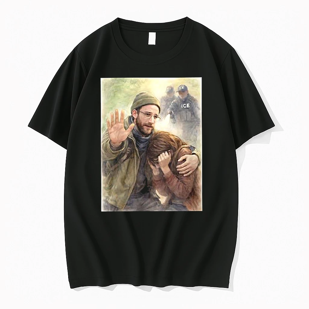 Justice For Alex Pretti Rest In Peace Cross Woman Shirts