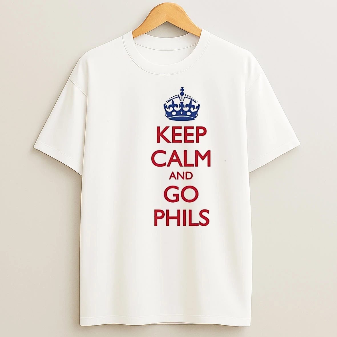 Keep Calm And Go Phils Crown Logo Shirts