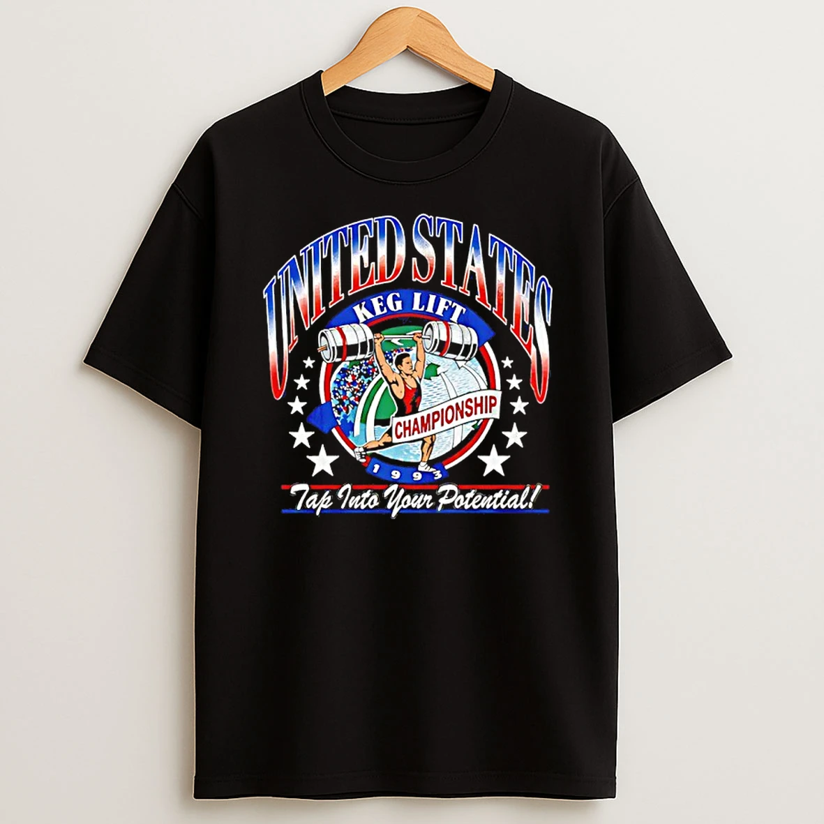 Keg Lift United State Championship Tap Into Your Potential Vintage Shirts