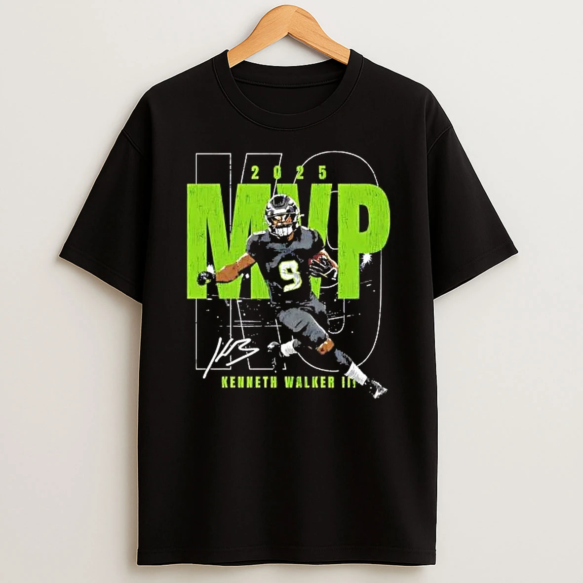 Kenneth Walker Iii Seattle 2025 Championship Mvp Signature Shirts