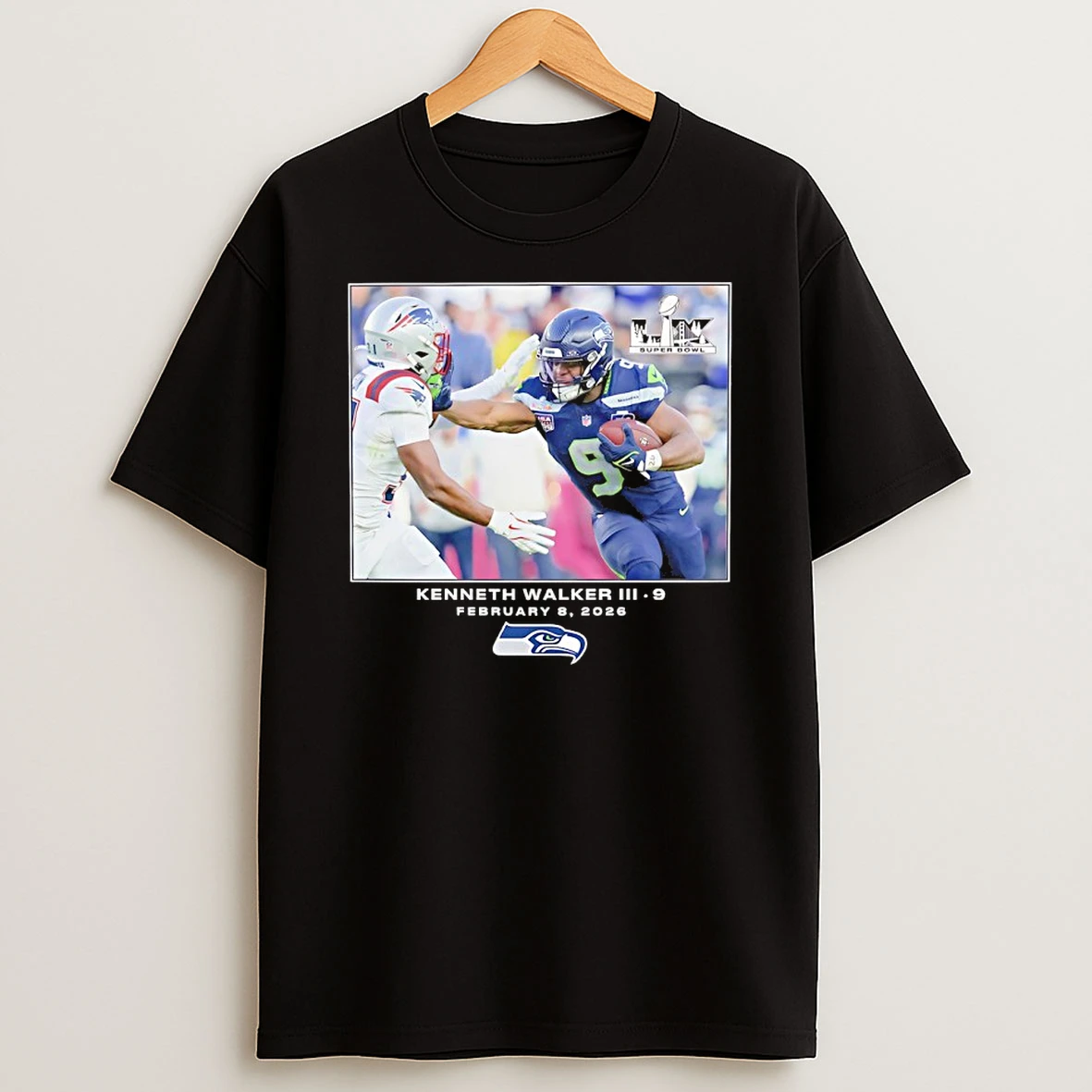 Kenneth Walker Iii Seattle Seahawks Nfl Flash Features Super Bowl Lx Shirts