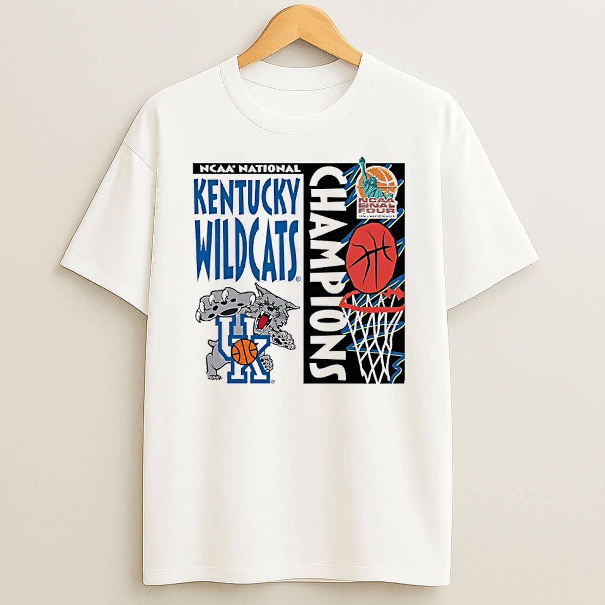 Kentucky 96 National Champions Legacy Ncaa Basketball Team Shirts