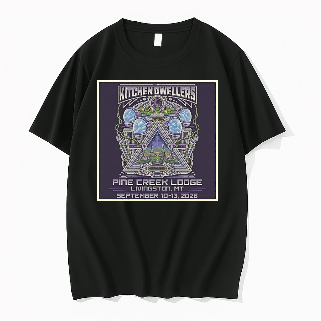 Kitchen Dwellers September 10 13 2026 Merch Pine Creek Lodge Livingston Mt Fan Shirts