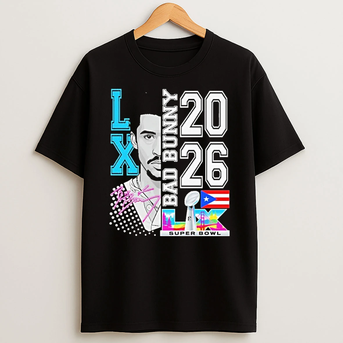 Lx Super Bowl 2026 Bad Bunny Show Shirts