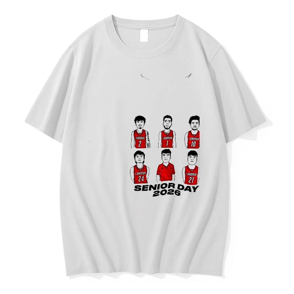 Landrum Basketball Senior Day 2026 Cartoon Woman Shirts