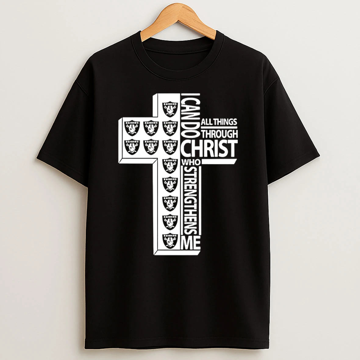 Las Vegas Raiders I Can Do All Things Through Christ Who Strengthens Me Shirts