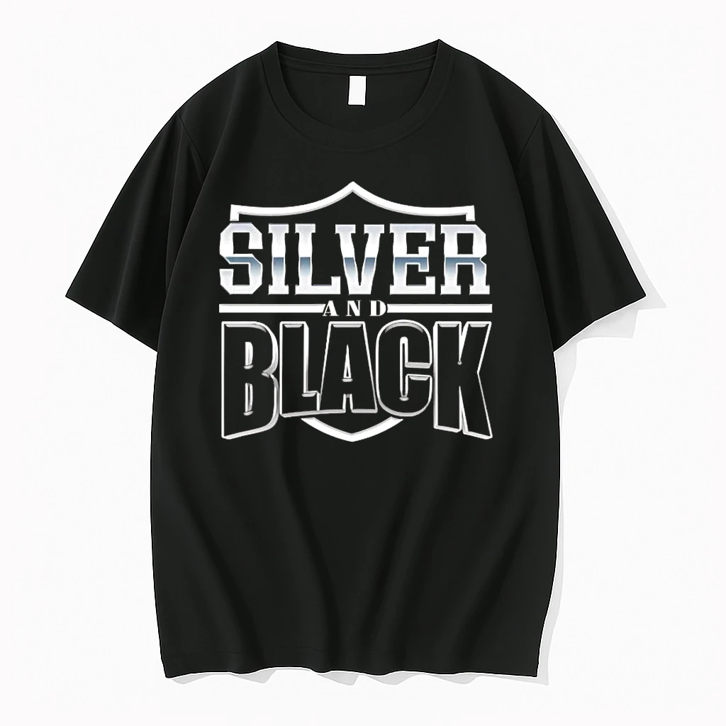 Las Vegas Raiders Silver And Black Logo Shirts