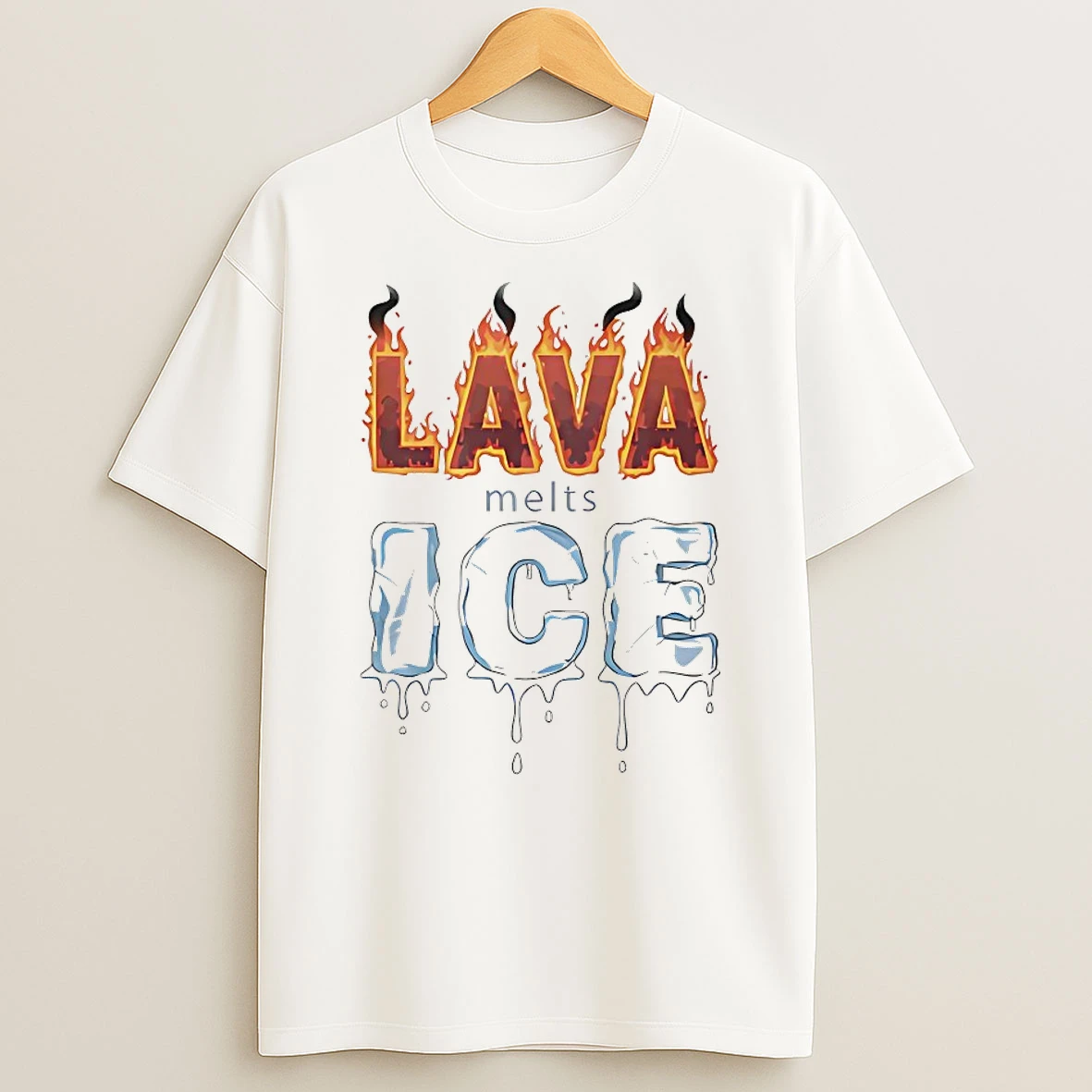 Lava Melts Ice Shirts