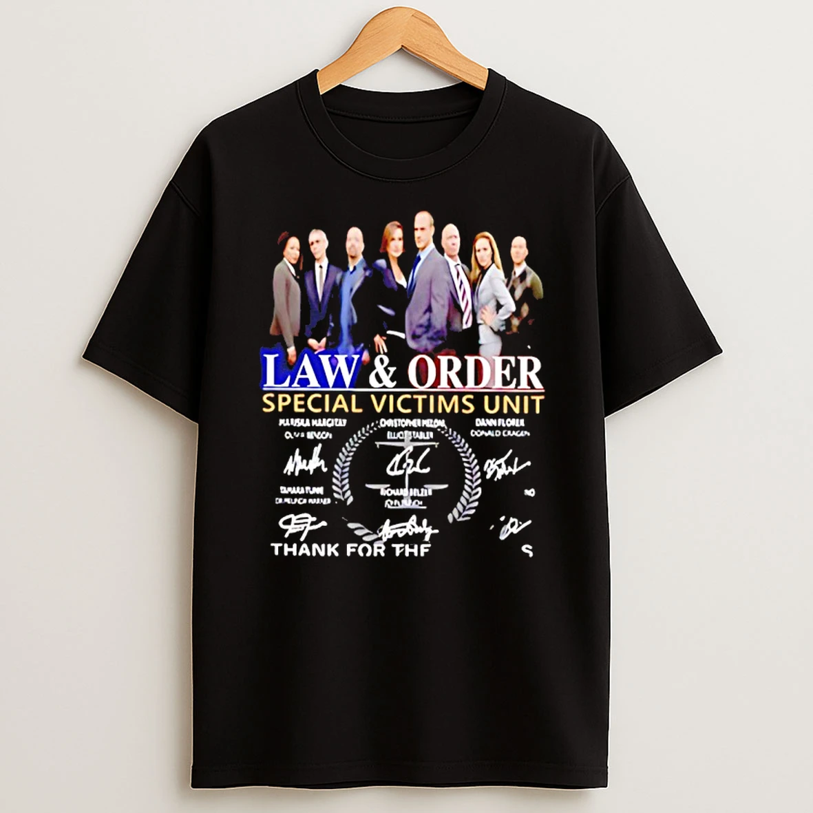 Law And Order Special Victims Unit Thank For The Memories Signature Shirts