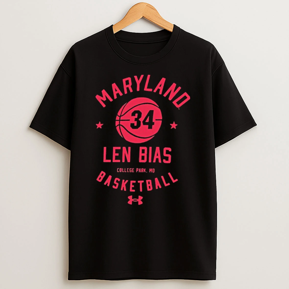 Len Bias 34 Maryland Terrapins Basketball Name And Number Shirts