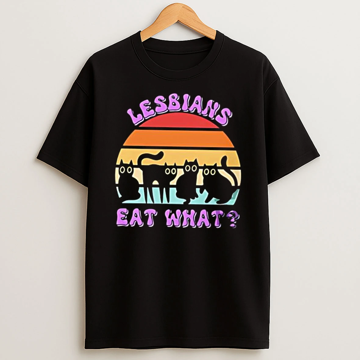 Lesbians Eat What Cats Vintage Shirts