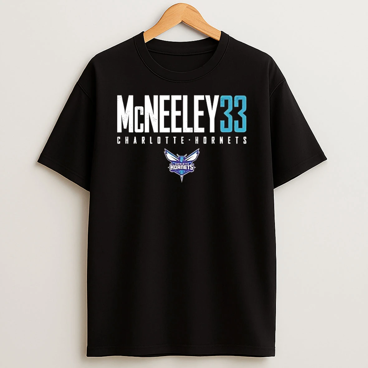 Liam Mcneeley 33 Charlotte Hornets Basketball Name And Number Shirts