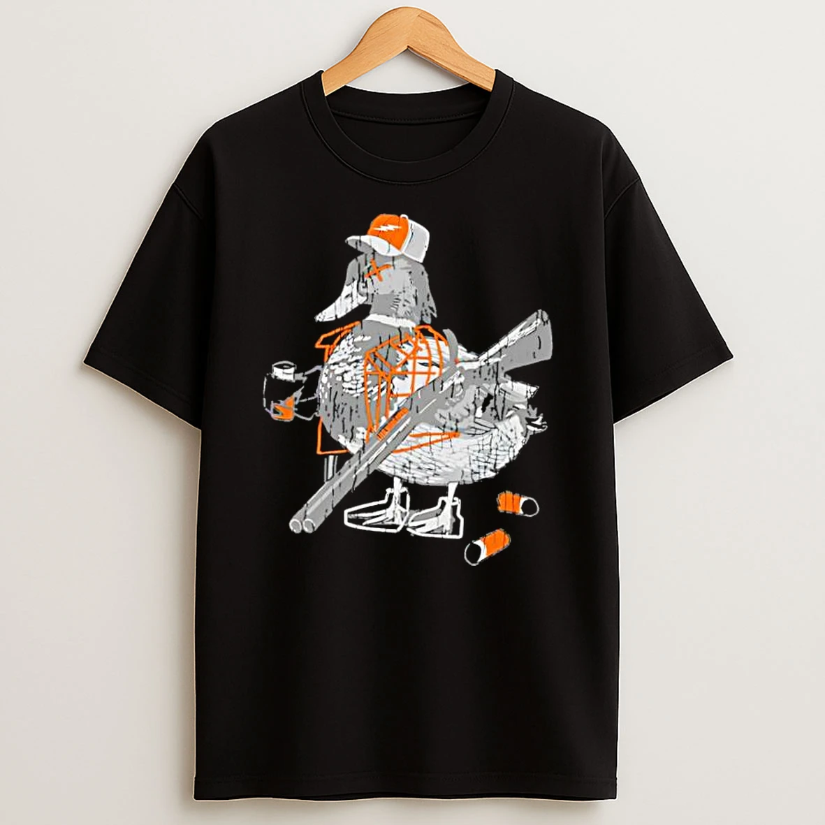 Life Wide Open Duck Hunting Orange Hat Shotgun Shells Shirts