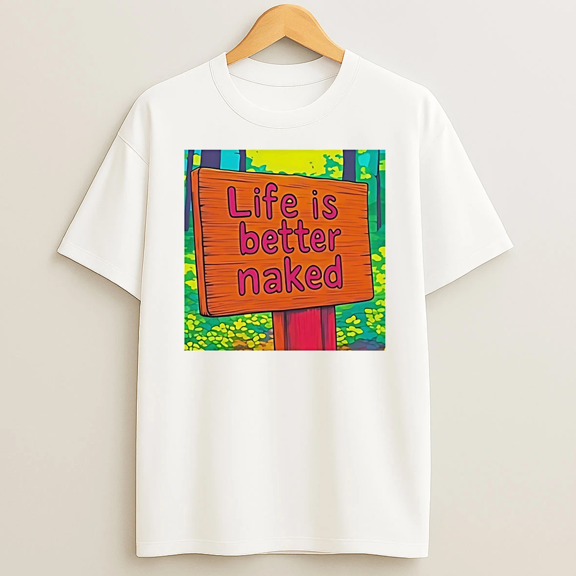 Life Is Better Naked Shirts