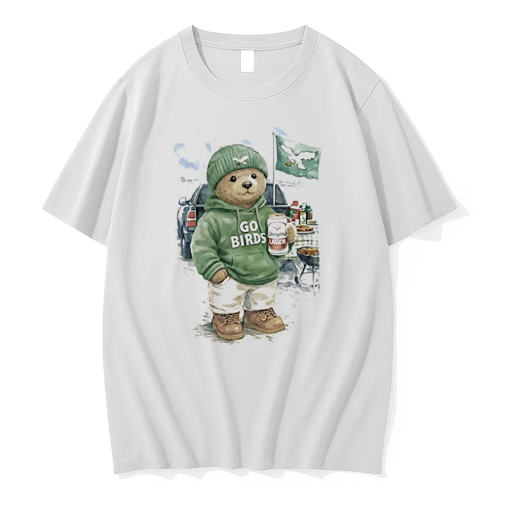 Linc The Tailgating Bear Go Bird Philadelphia Eagles Shirts