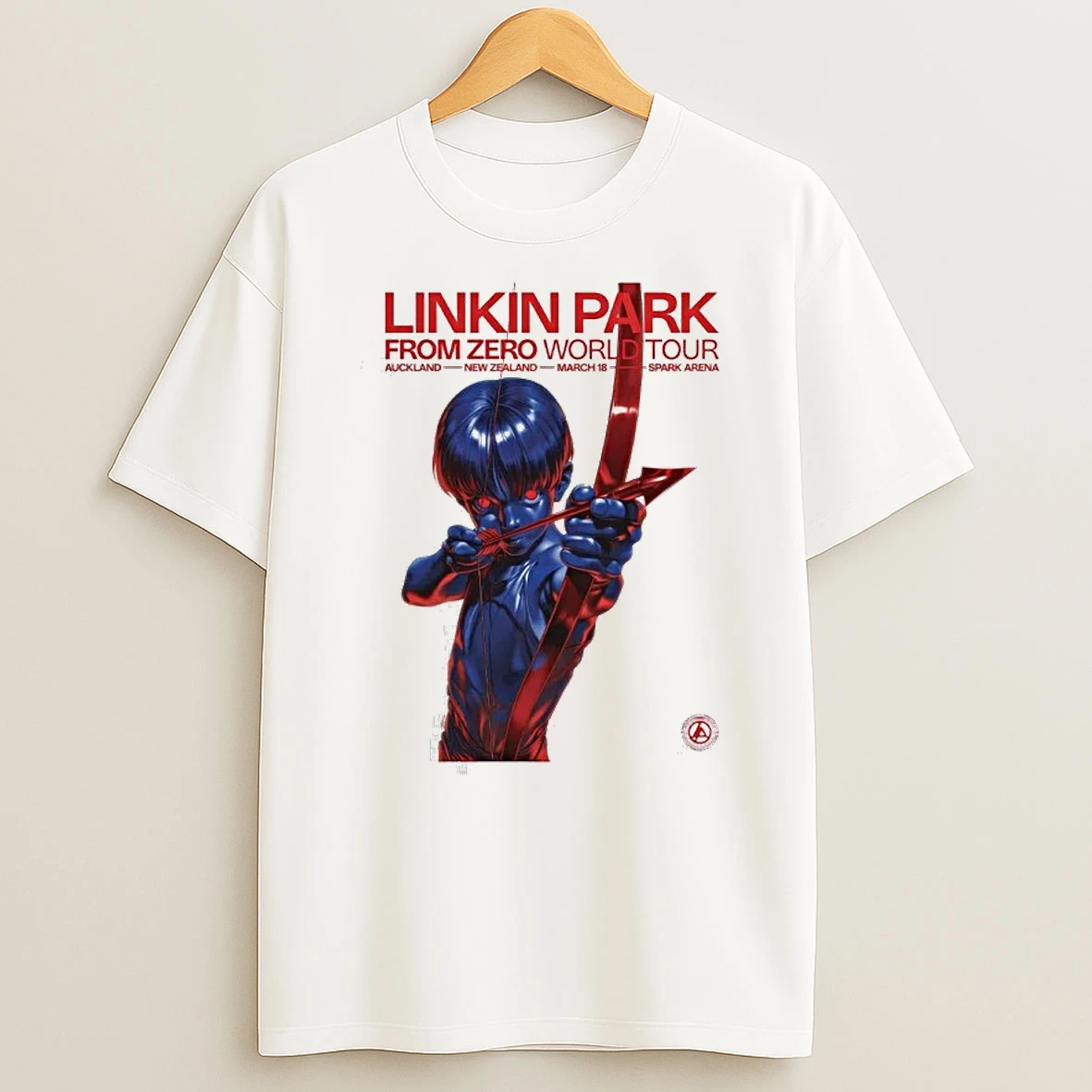 Linkin Park From Zero World Tour Auckland New Zealand 2026 Event At Spark Arena On March 18 2026 Shirts