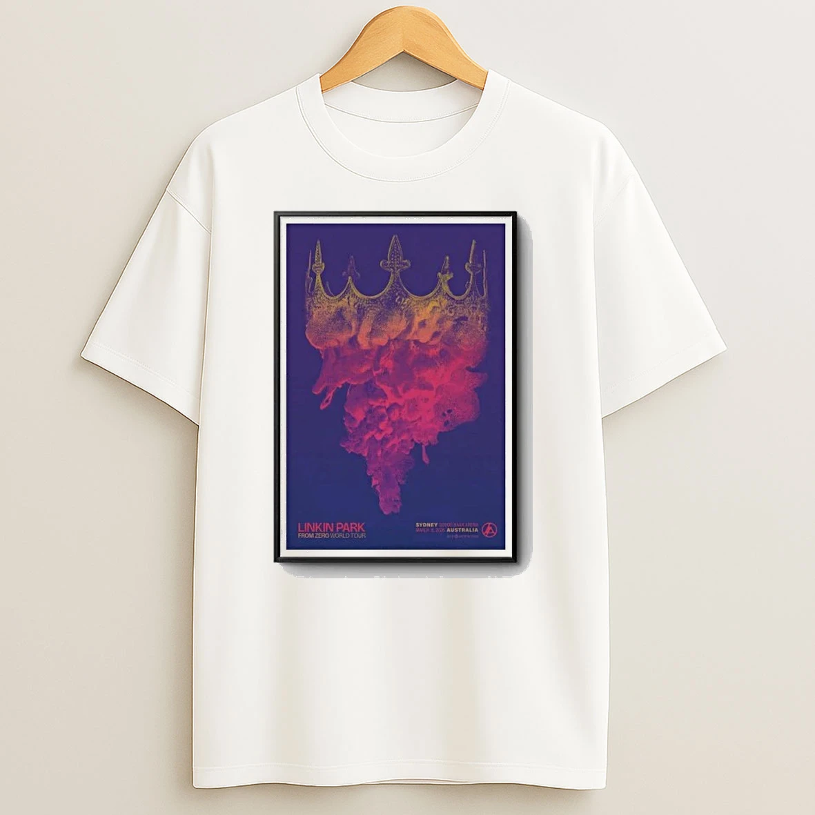 Linkin Park From Zero World Tour Sydney Australia 2026 Night 2 Gig At Qudos Bank Arena On March 15 2026 Shirts