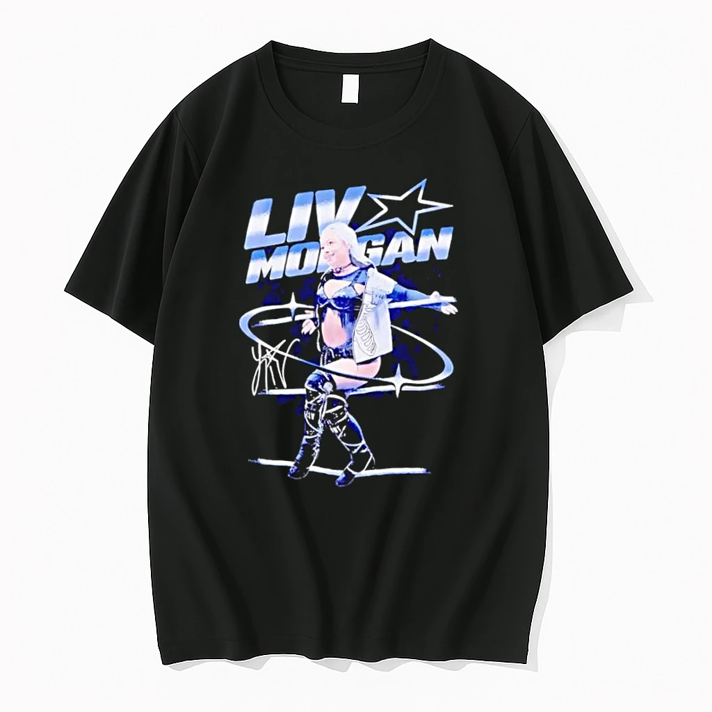 Liv Morgan Blue Star Wrestling Gfx Pro Wrestler Shirts